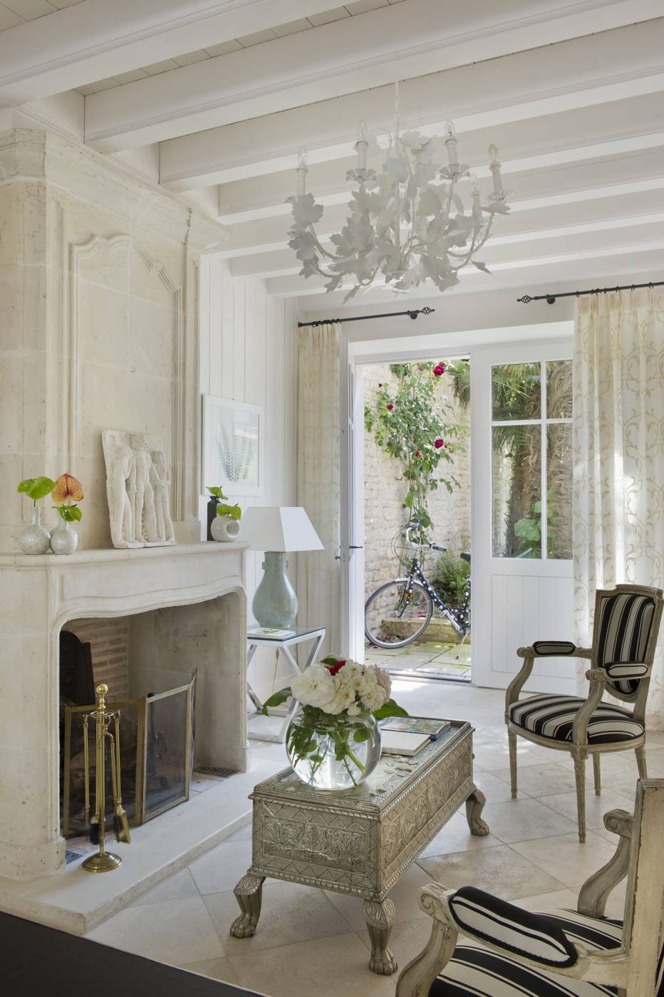 salon maison d salon maison d'hôtes Villa Clarisse Ile de Ré