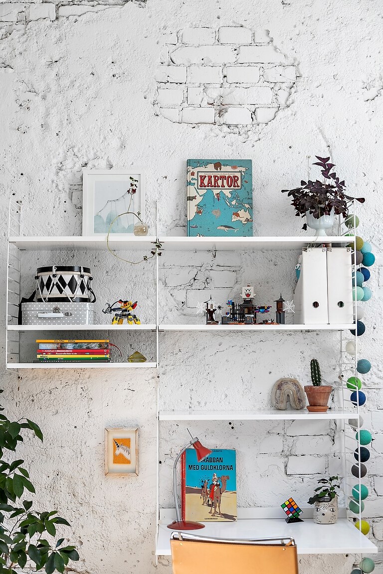 chambre d chambre d'enfant dans loft
