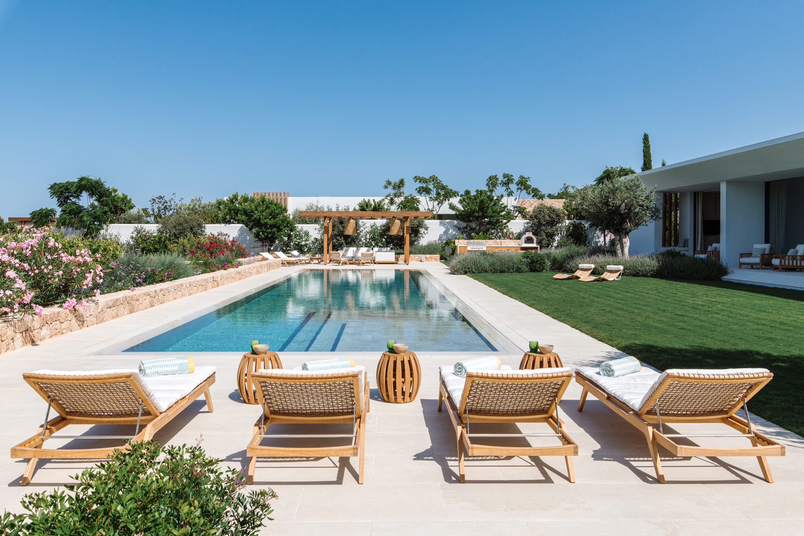 jardin maison Ibiza