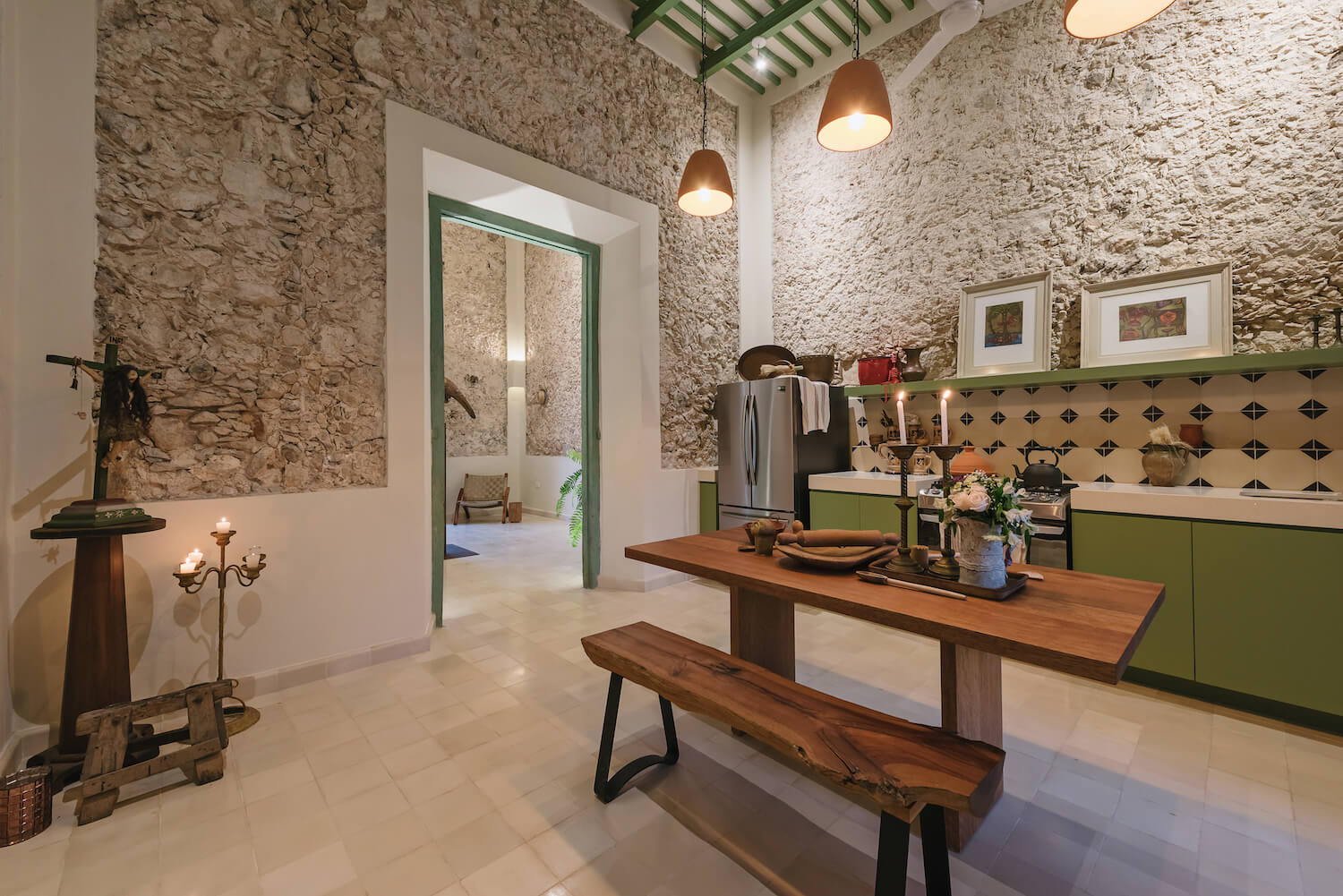 cuisine maison ancienne rénovation contemporaine