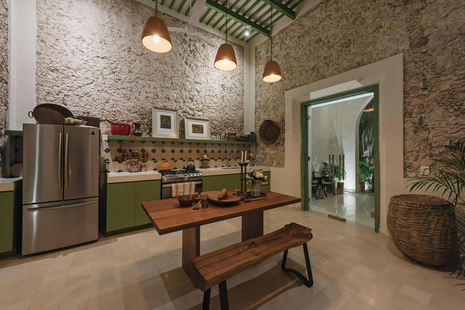 cuisine maison ancienne rénovation contemporaine