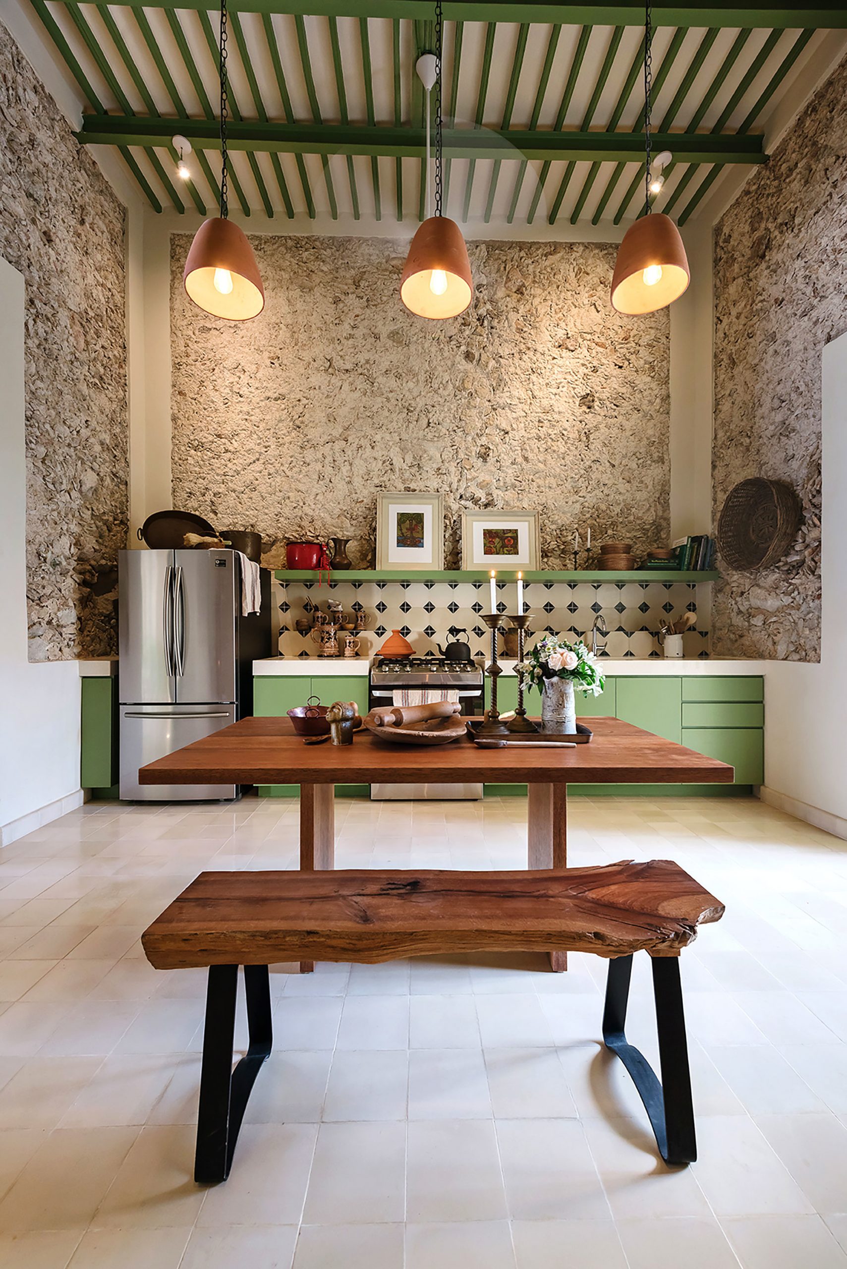 cuisine maison ancienne rénovation contemporaine