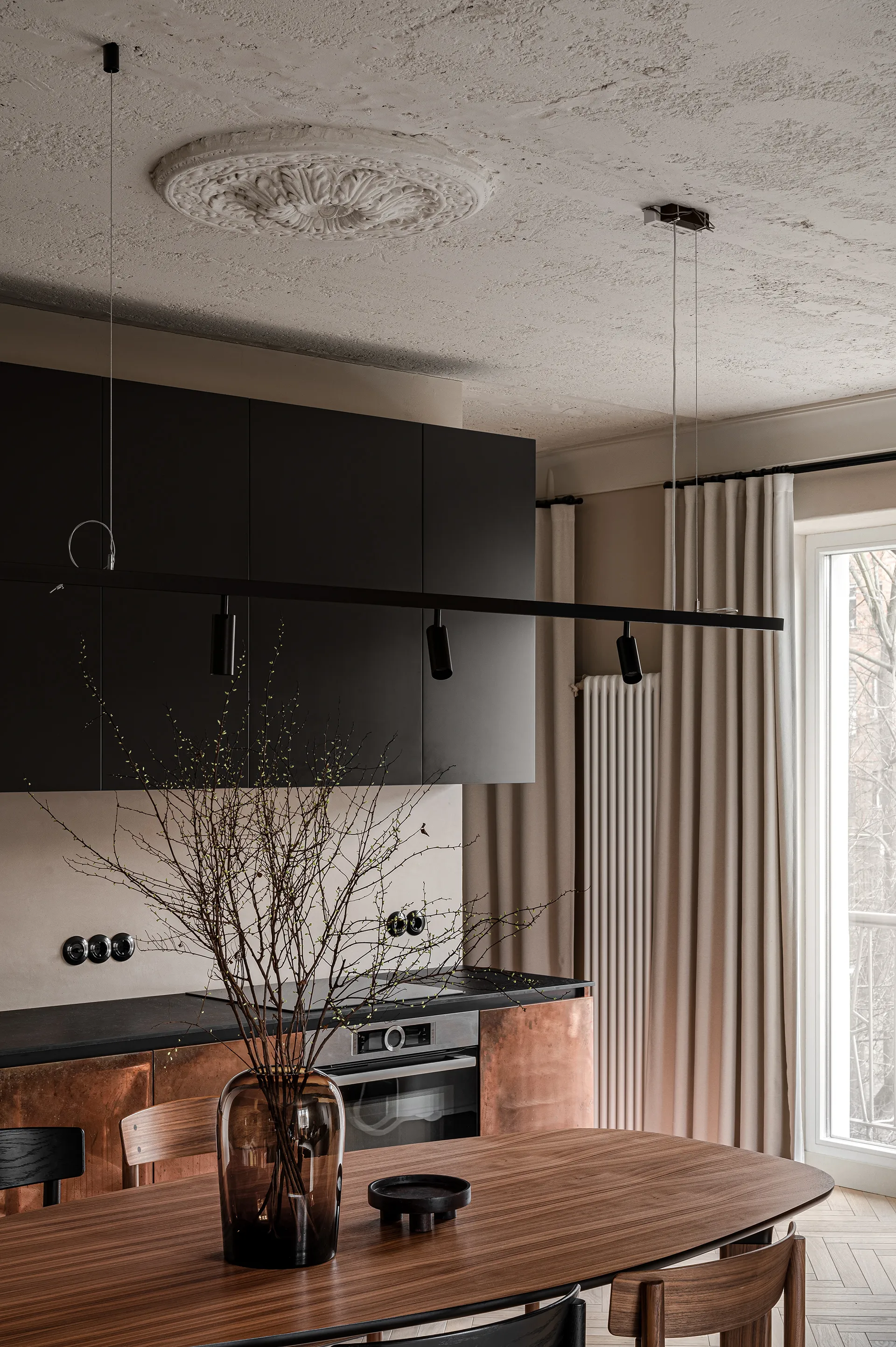 cuisine appartement décoration design terracotta