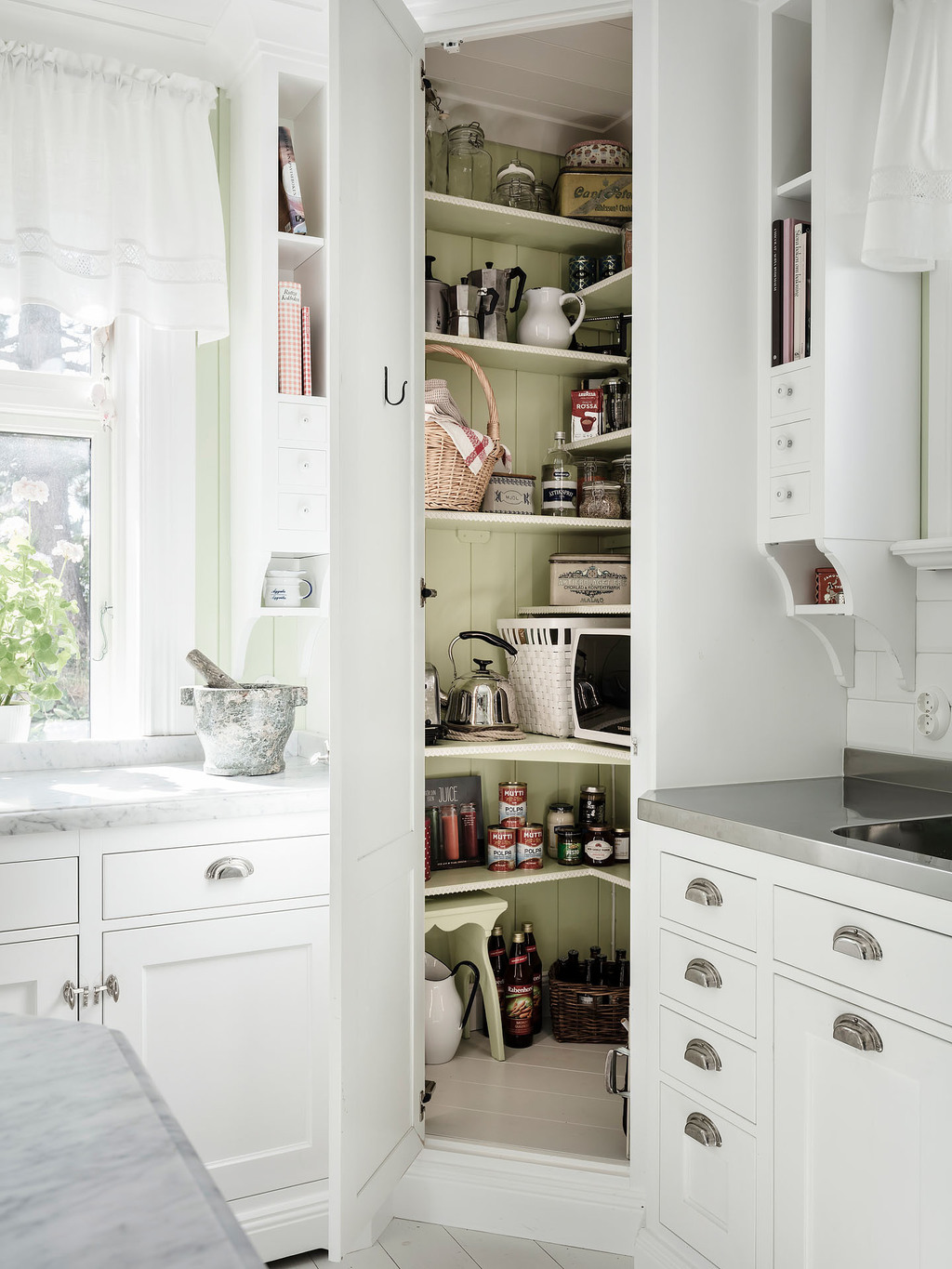 pantry cuisine rustique décoration blanche pantry cuisine rustique décoration blanche