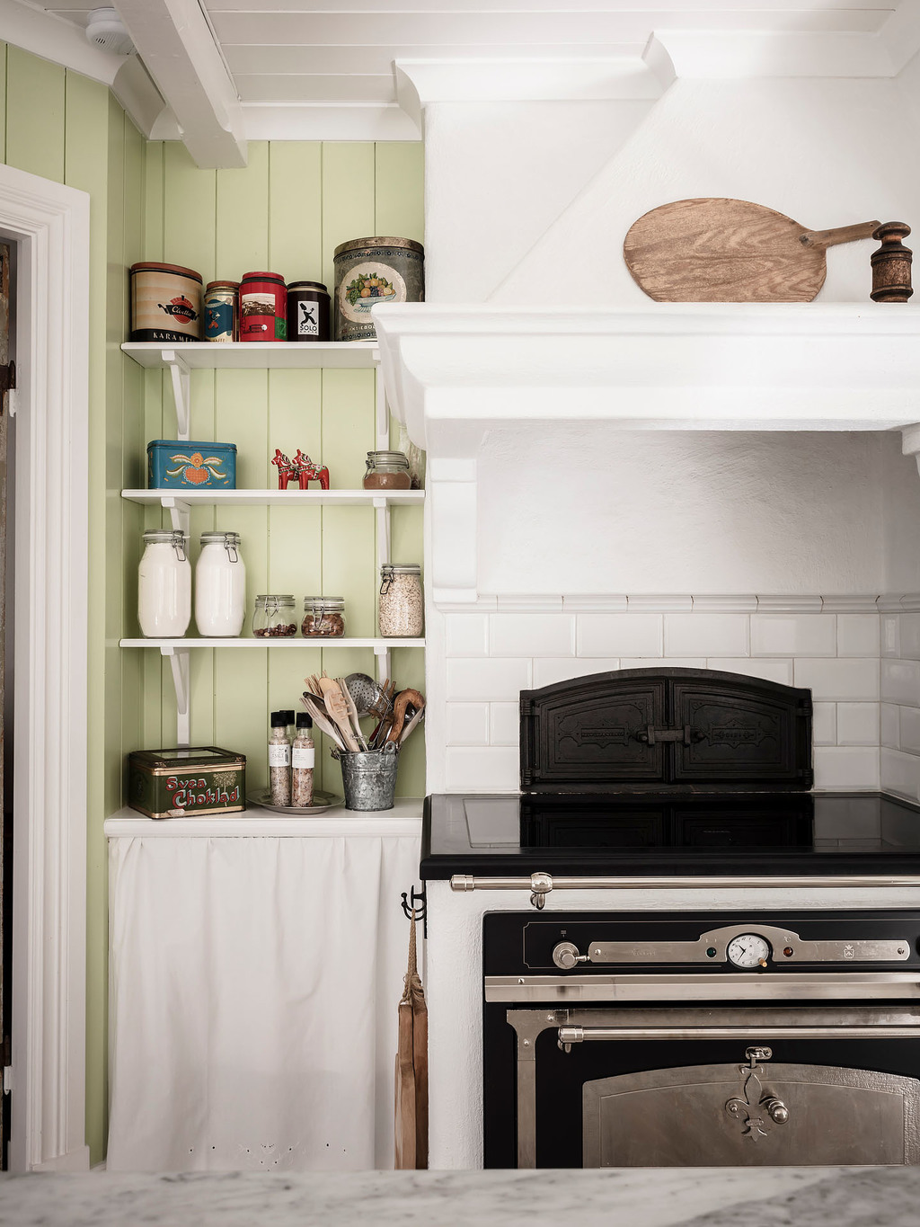 cuisine rustique décoration blanche et verte cuisine rustique décoration blanche et verte