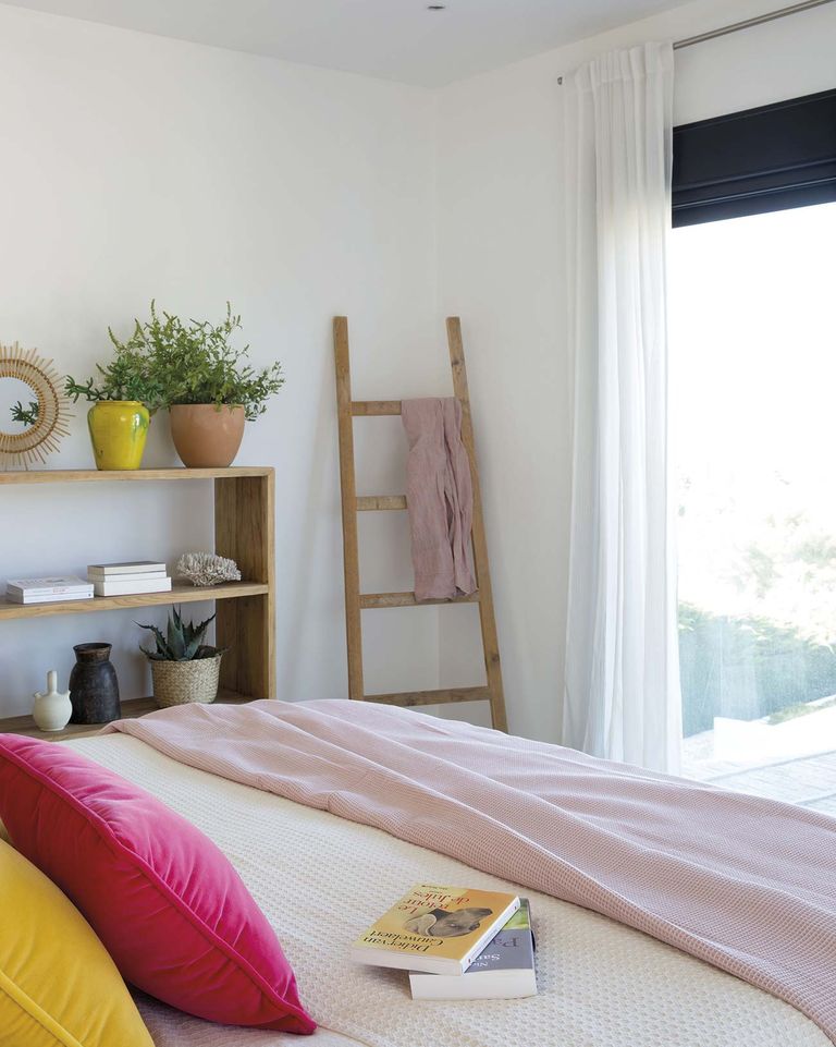 chambre avec baie vitrée