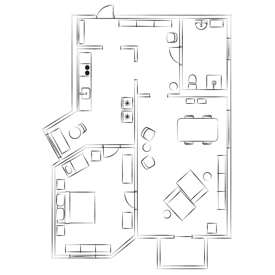 plan appartement par IKEA plan appartement par IKEA