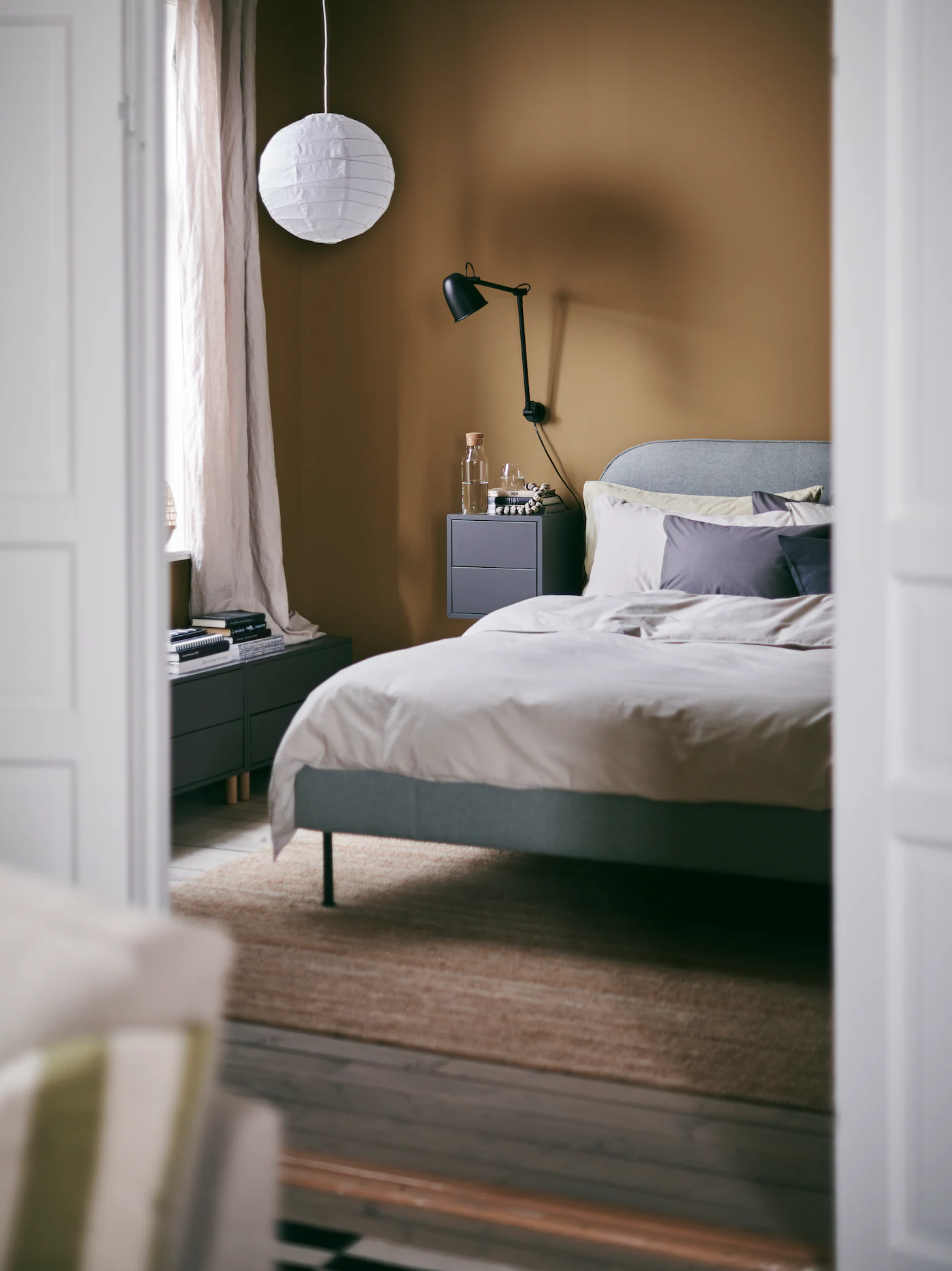 chambre déco scandinave murs moutarde chambre déco scandinave murs moutarde