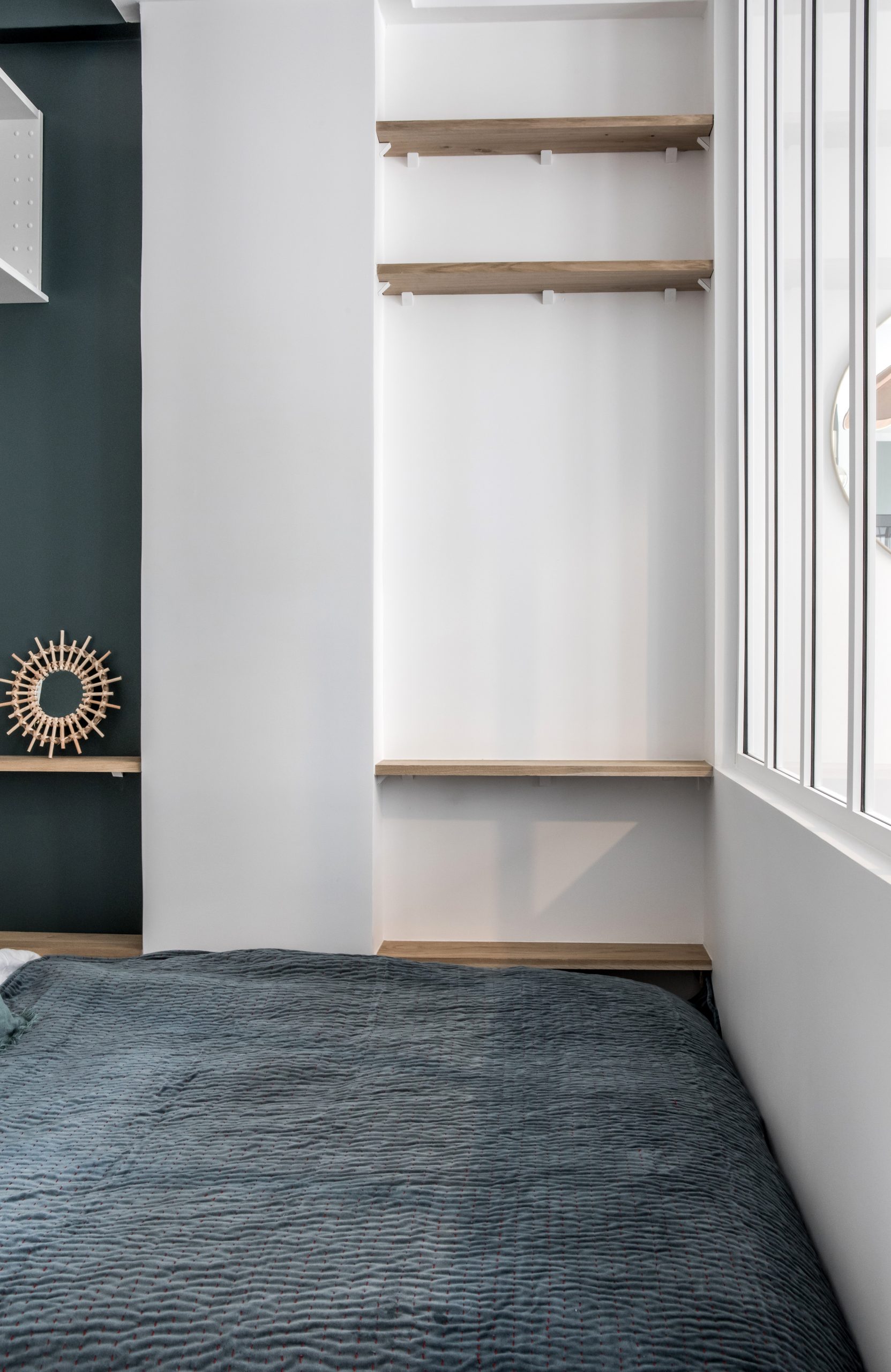 espace rangement dans petite chambre