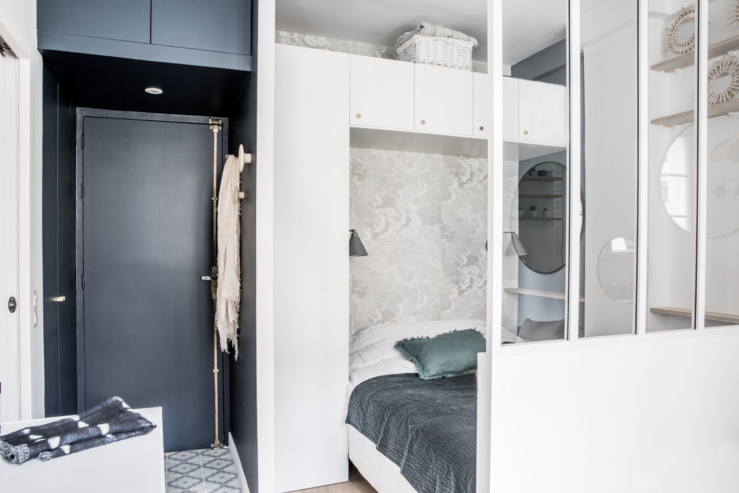 espace chambre studio à Paris