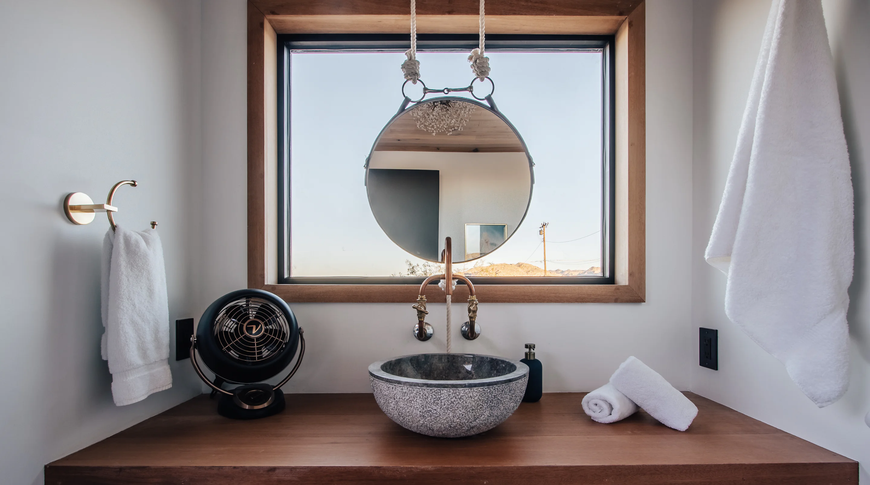 salle de bain vasque en pierre