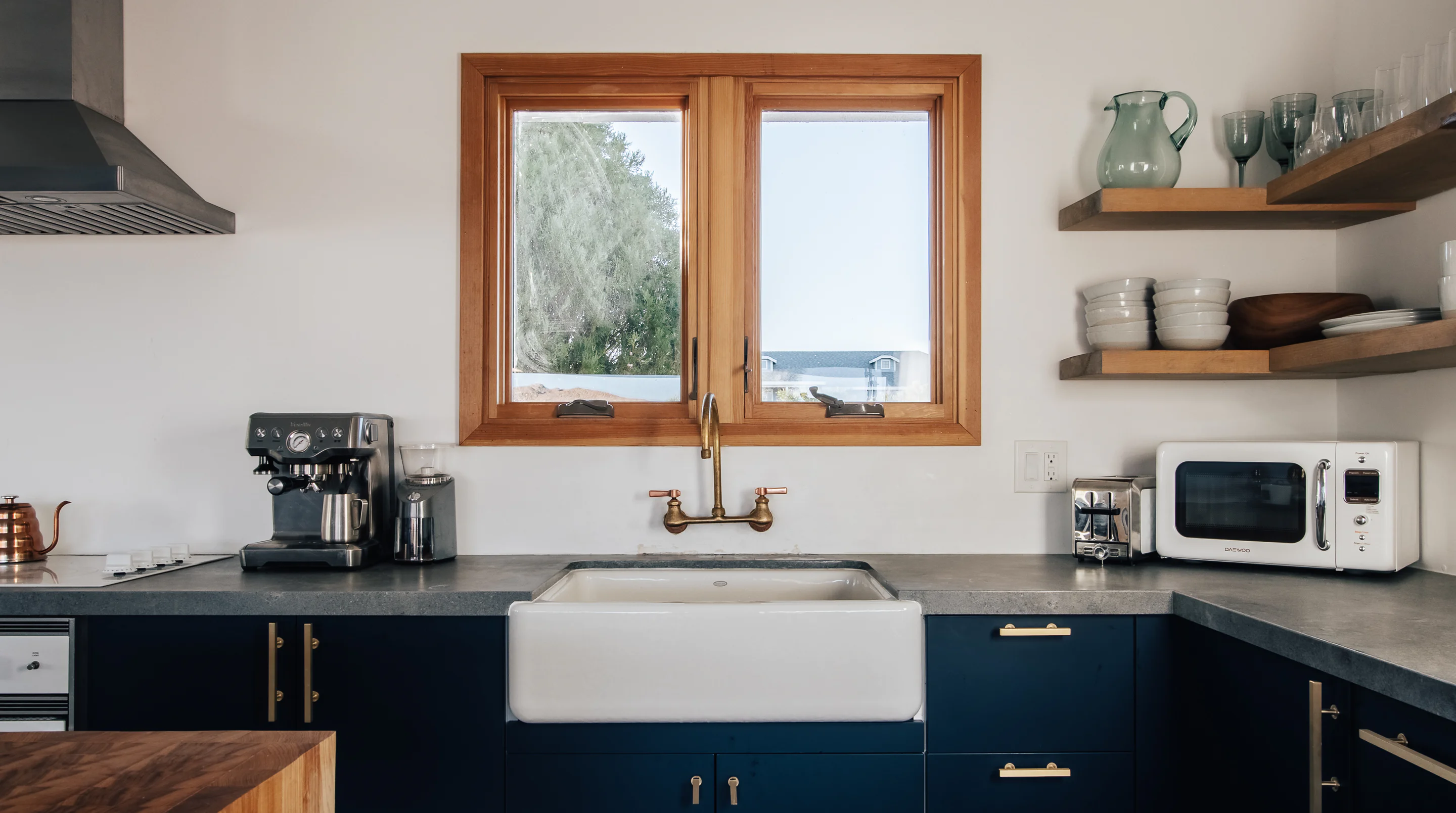 cuisine rustique chic avec timbre d'office
