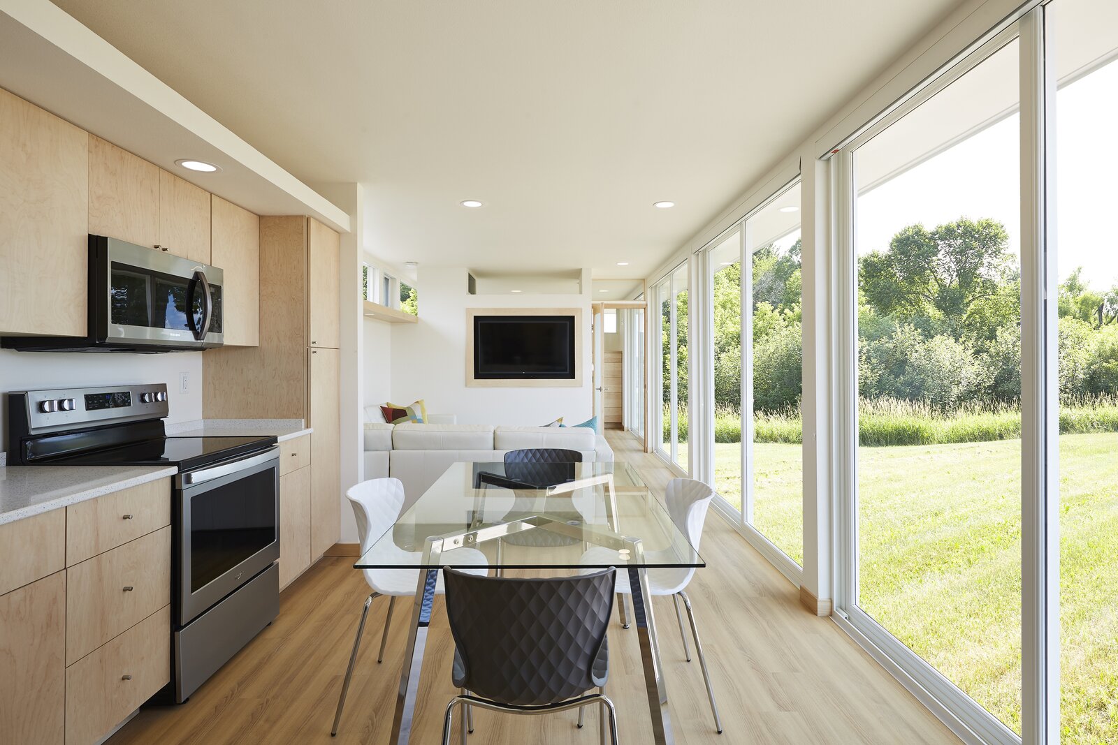 cuisine mini maison préfabriquée 50m2