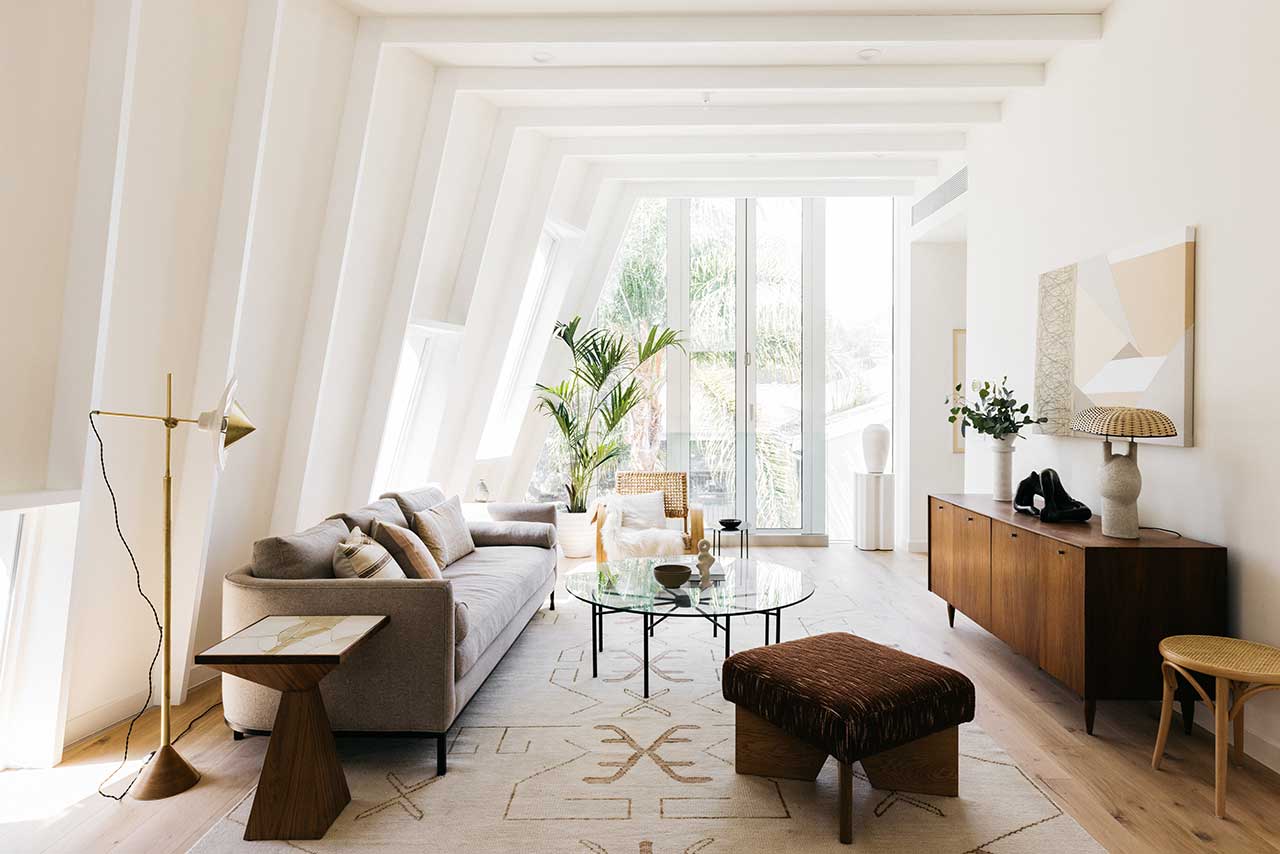 salon maison design et atypique à Los Angeles