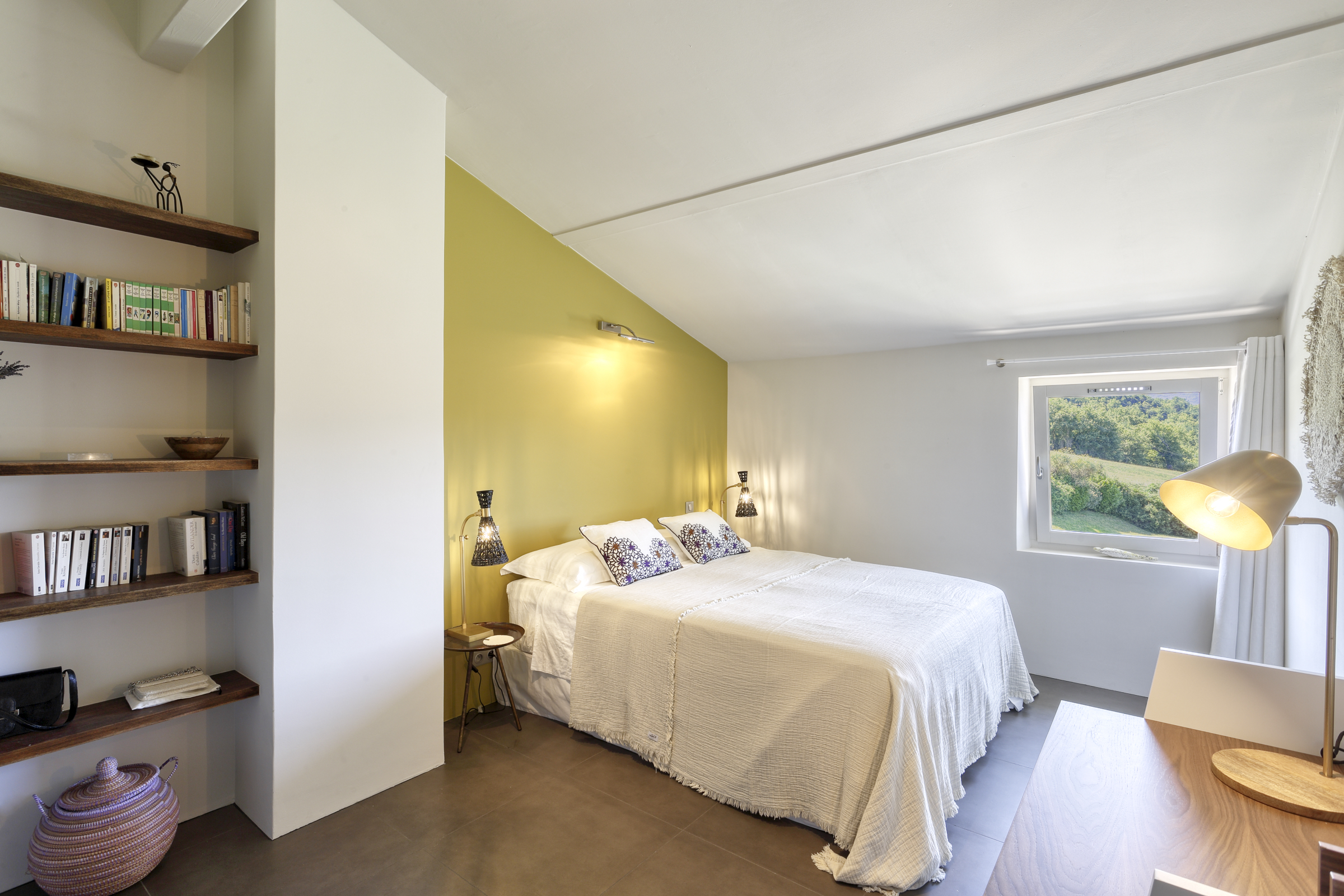 chambre décoration contemporaine maison en Provence chambre décoration contemporaine maison en Provence