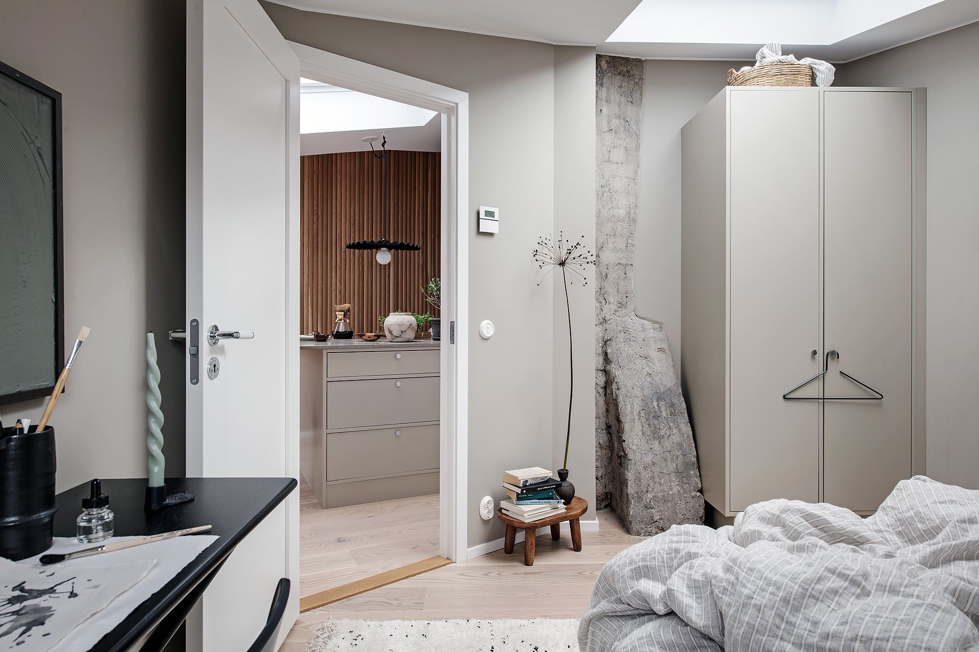chambre avec puit de lumière