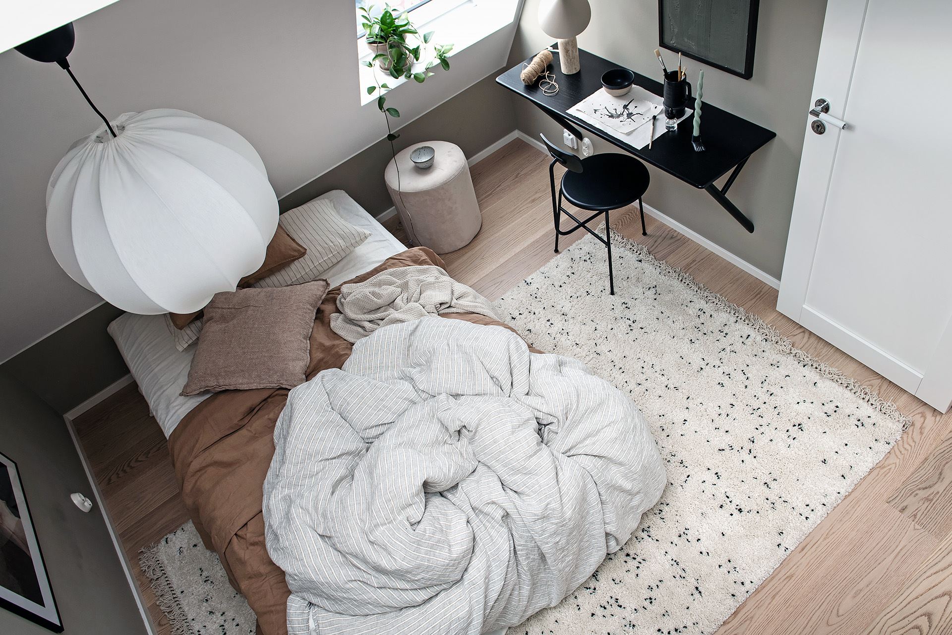 chambre décoration scandinave