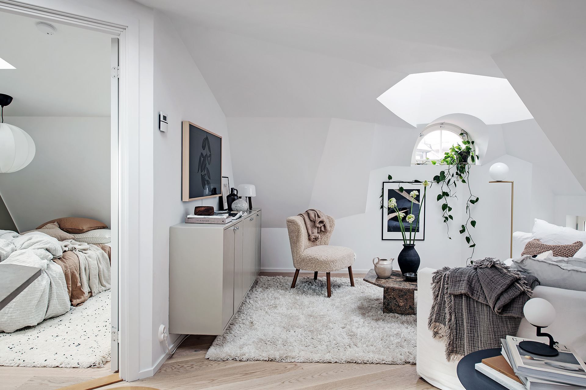salon appartement design de 33m2