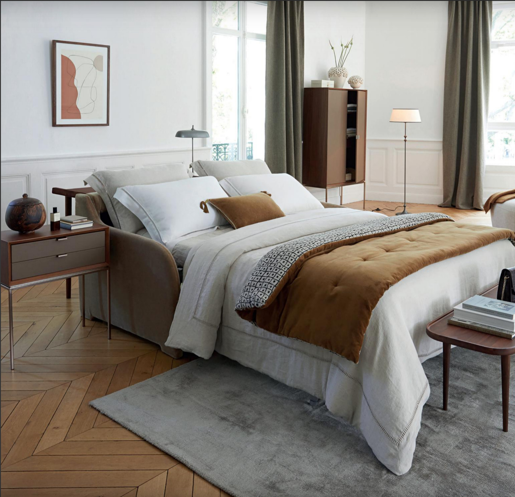 chambre appartement haussmannien