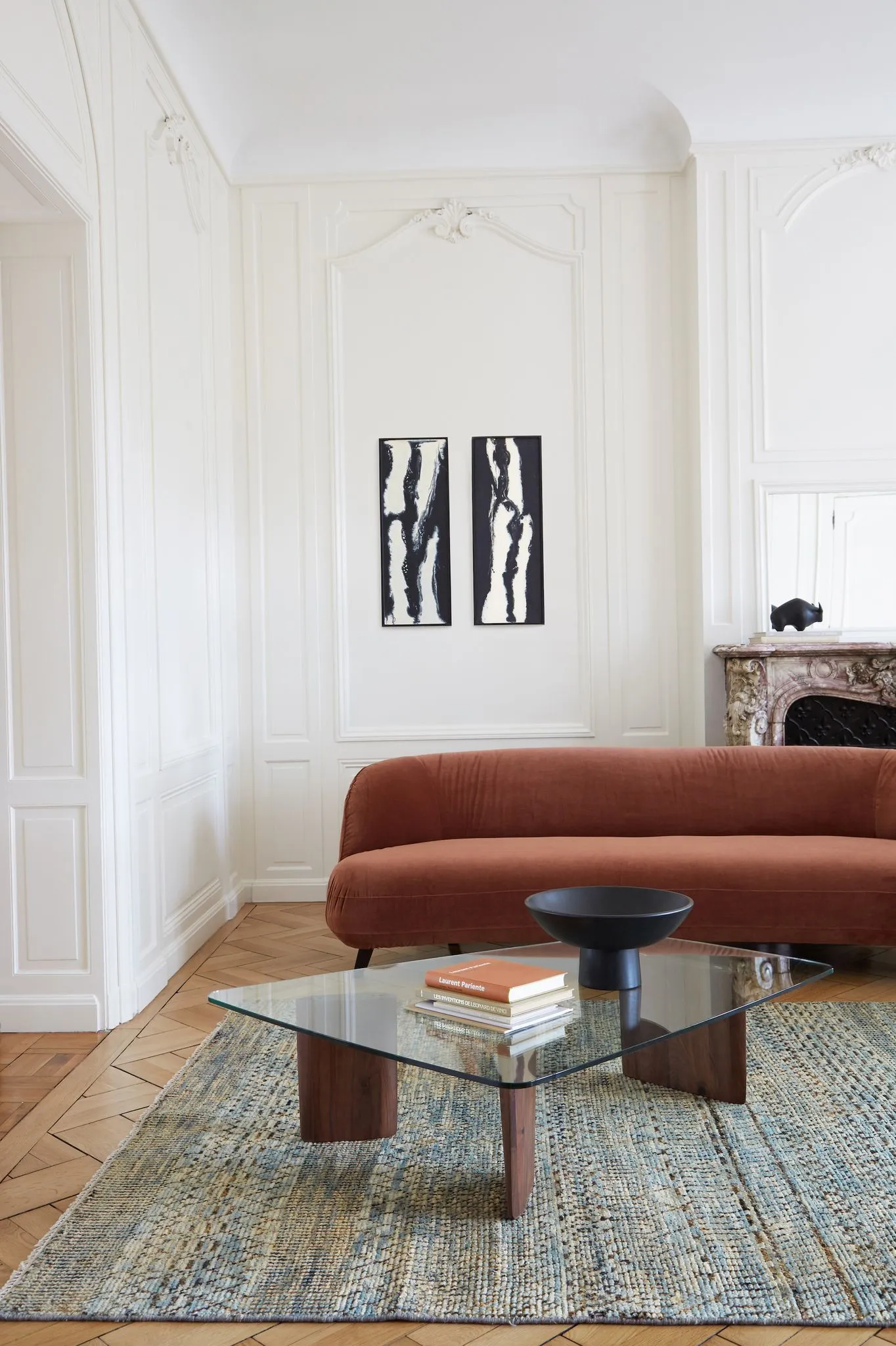salon appartement haussmannien