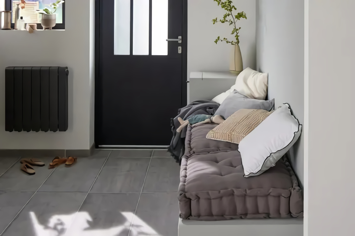entrée avec banc 