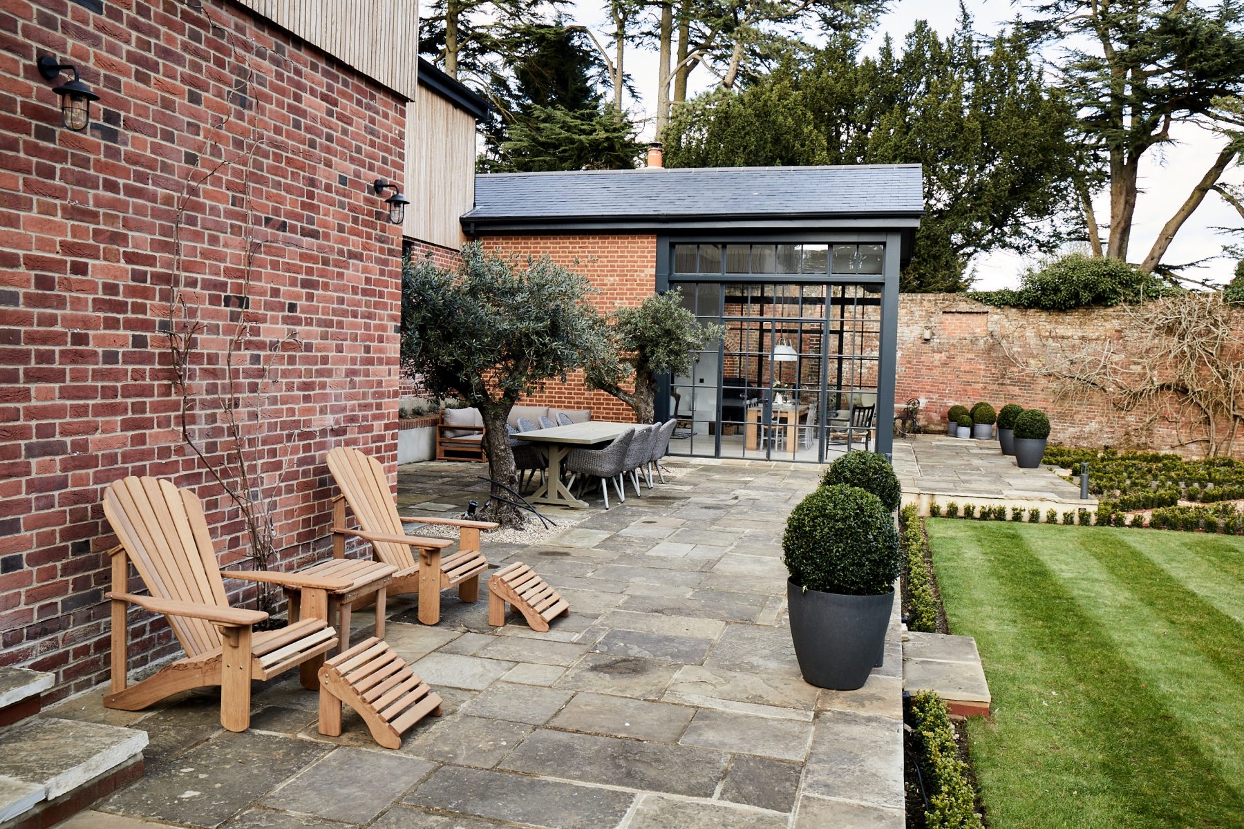 extension vitrée sur jardin