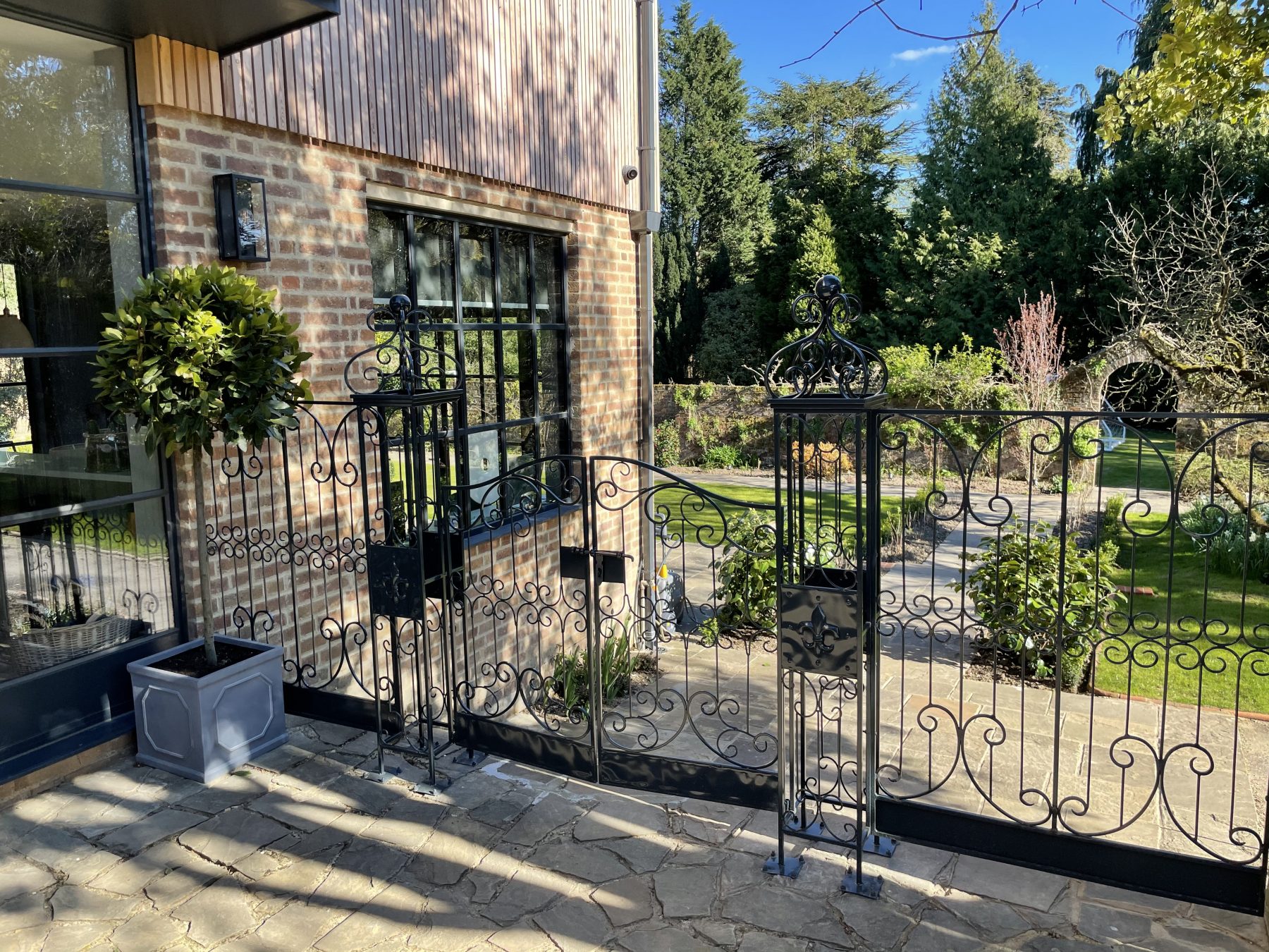 entrée jardin