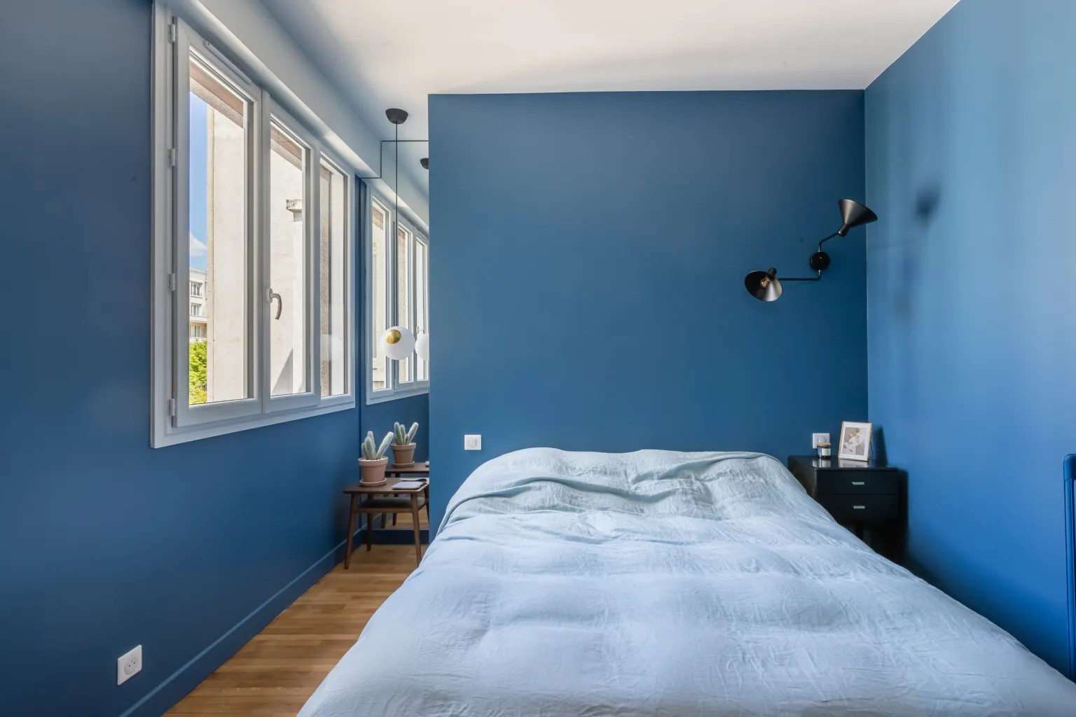 chambre murs bleus chambre murs bleus