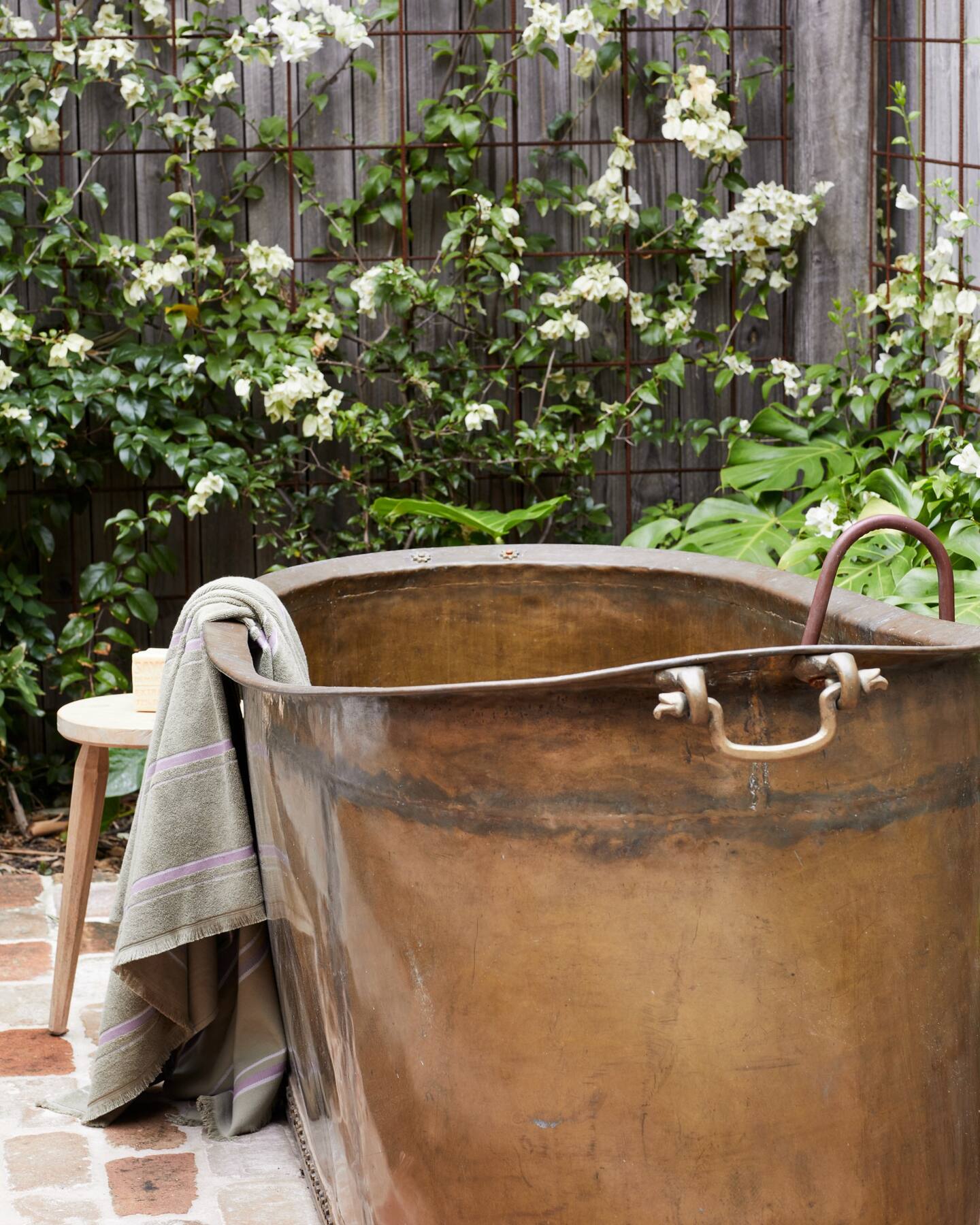 baignoire extérieure cuivre baignoire extérieure cuivre