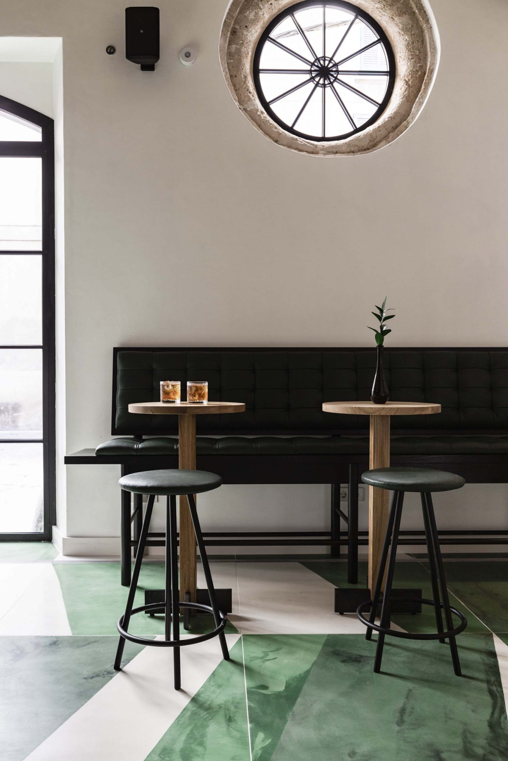coin repas design vert et noir coin repas design vert et noir