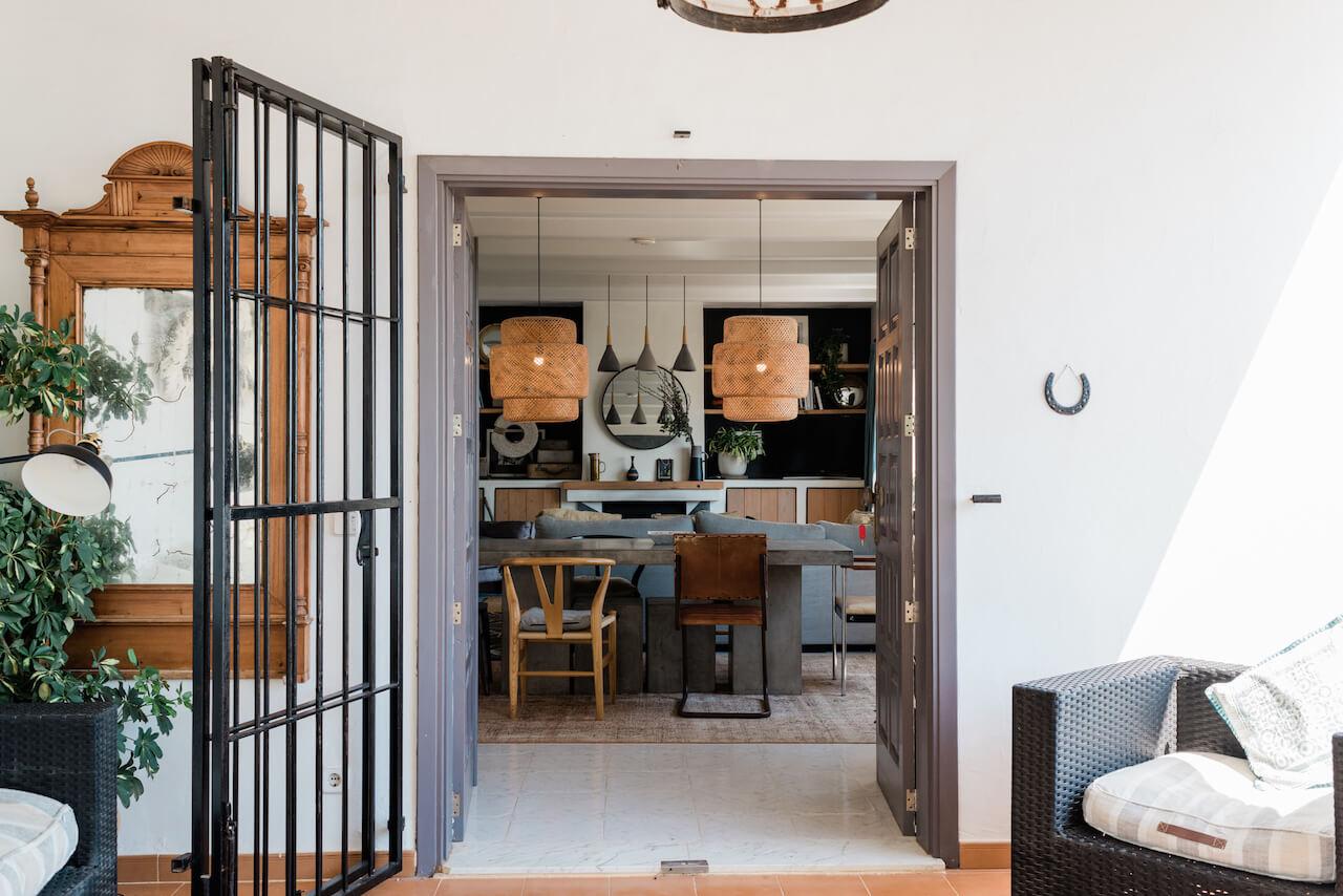 entrée maison Ibiza