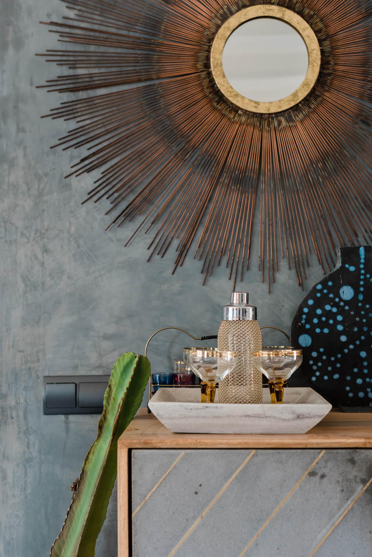 décoration grise dans salon