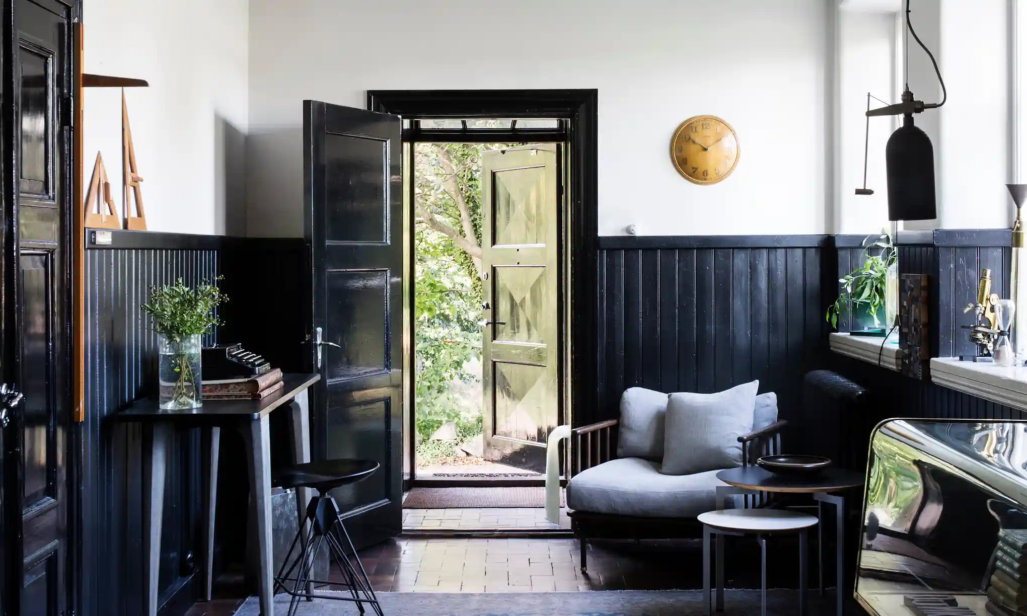entrée noire et blanche décoration scandinave entrée noire et blanche décoration scandinave