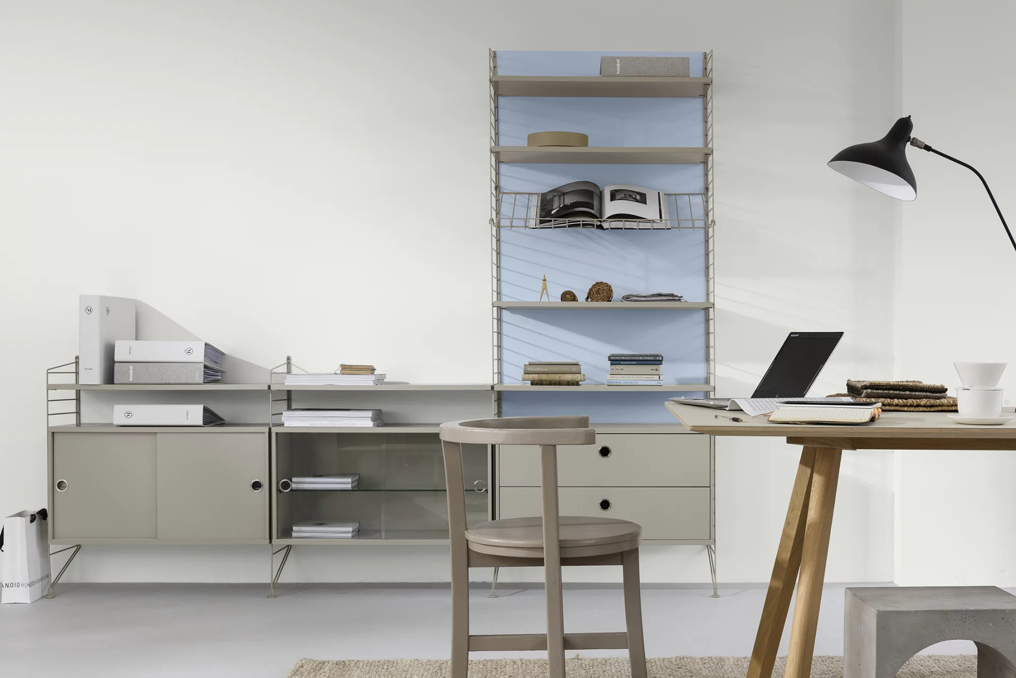 bureau design décoration kaki et bleue bureau design décoration kaki et bleue