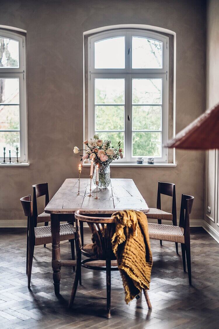 salle à manger rustique