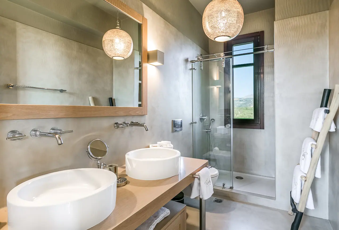 salle de bain maison de vacances en Crète