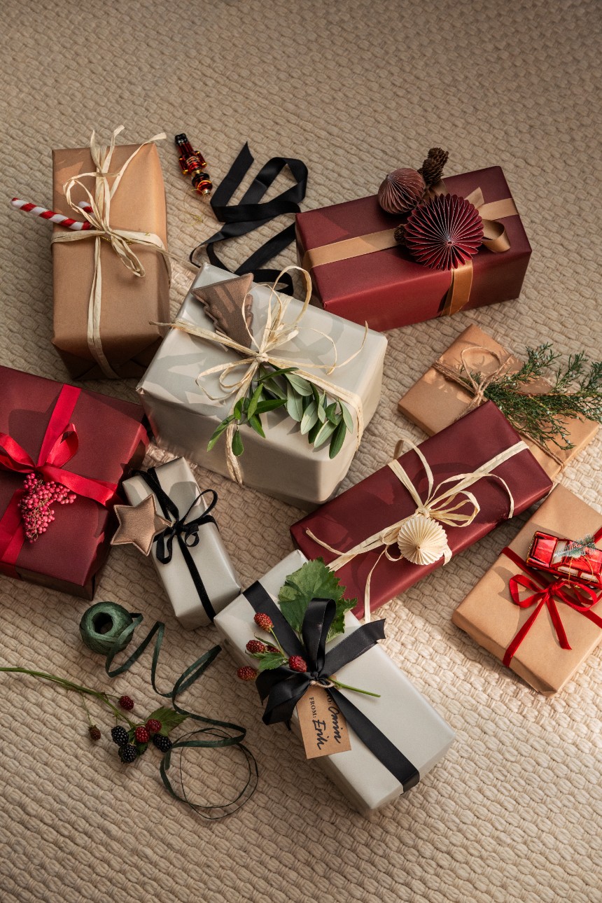 paquets cadeaux Noël