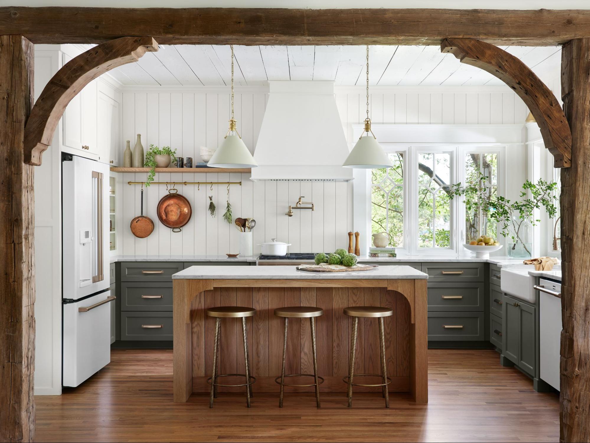 cuisine rustique verte Fixer Upper 7 cuisine rustique verte Fixer Upper 7