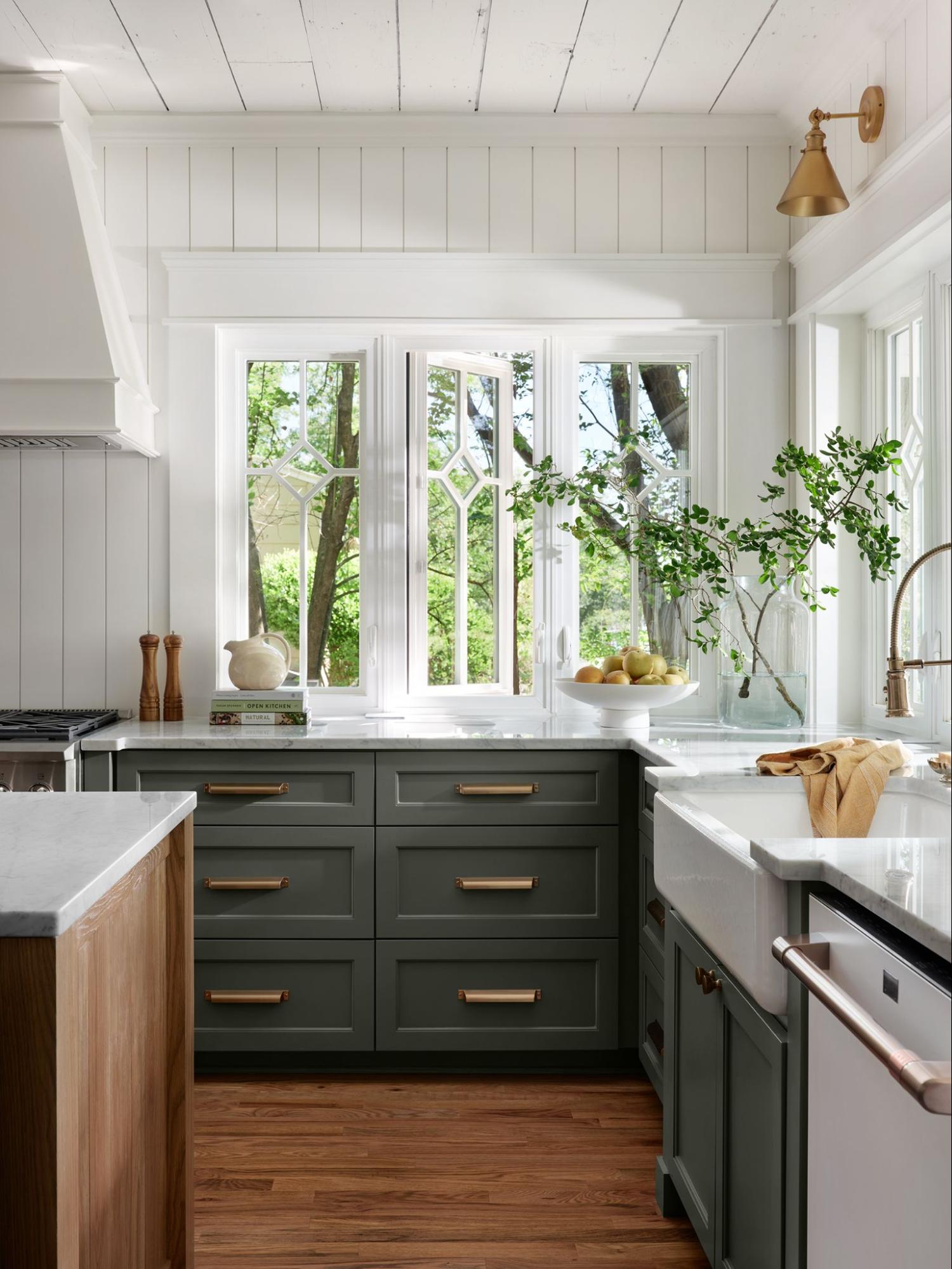 cuisine rustique verte Fixer Upper 7 cuisine rustique verte Fixer Upper 7