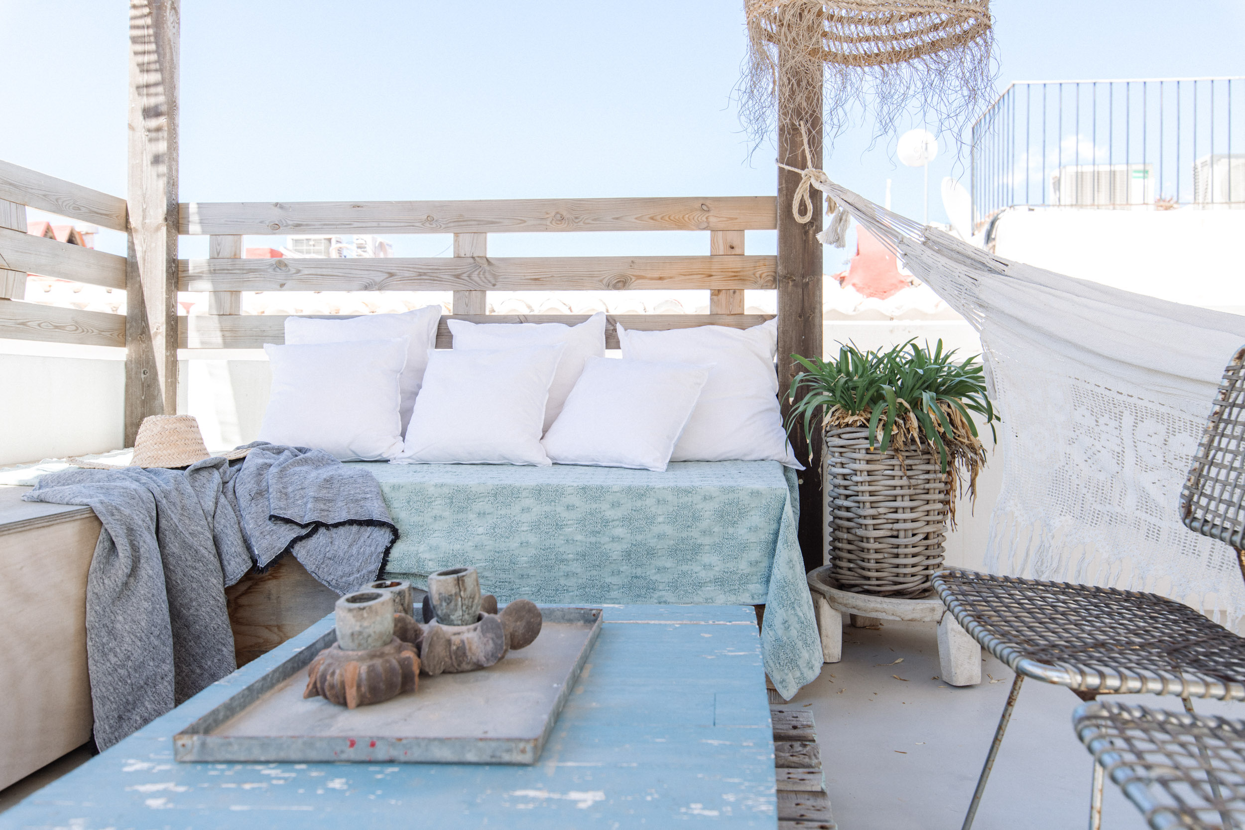 terrasse vue mer appartement Ibiza