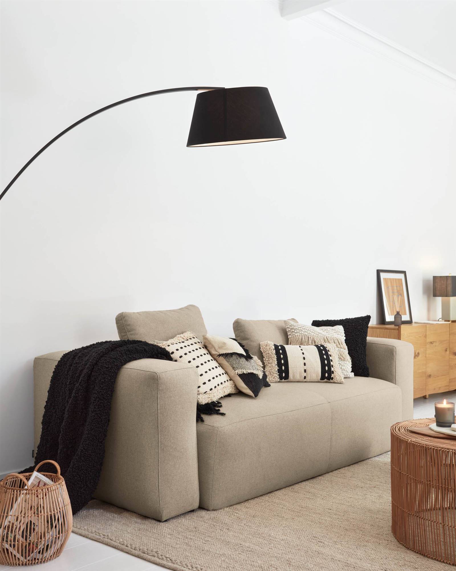 salon loft contemporain