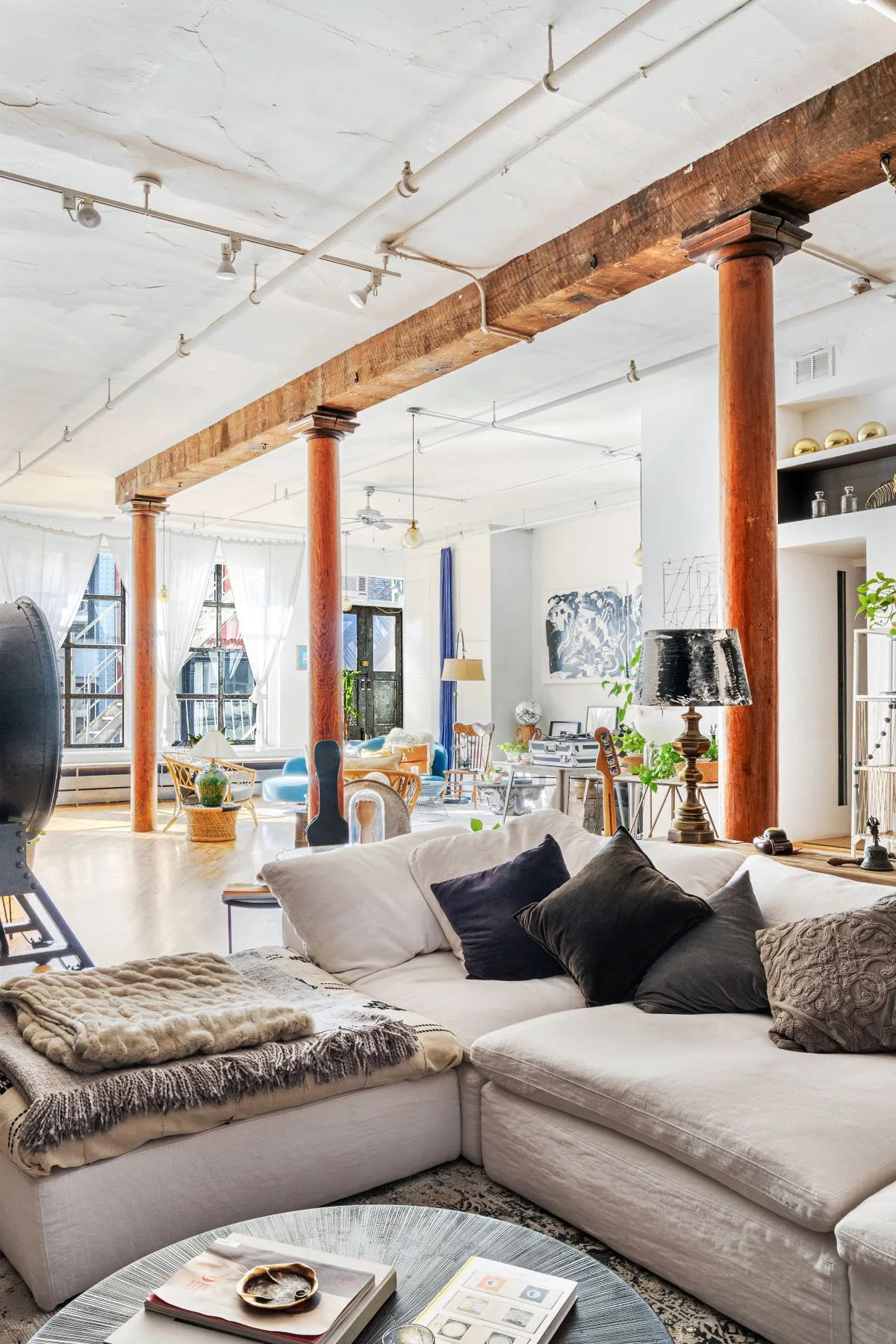 salon loft typique SoHo
