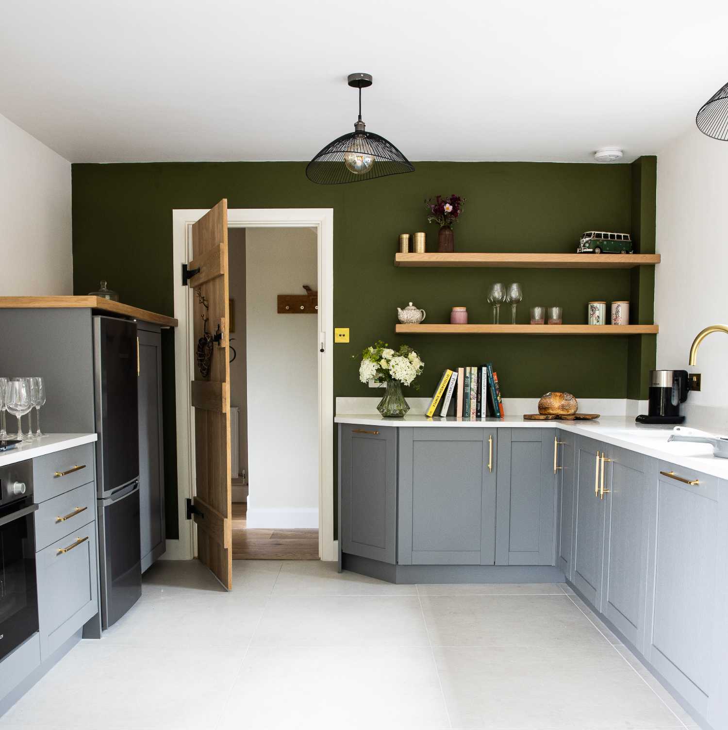 cuisine rustique grise