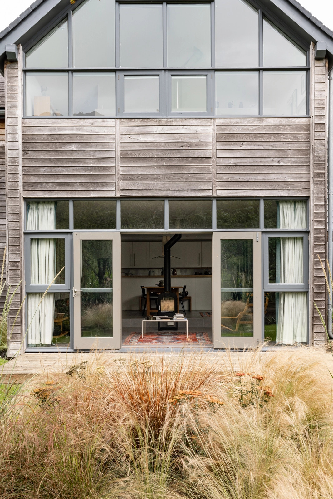 façade maison en bois