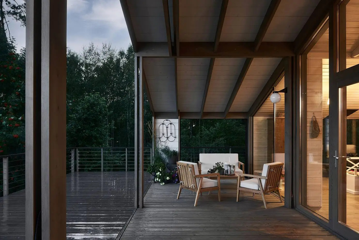 terrasse maison modulaire