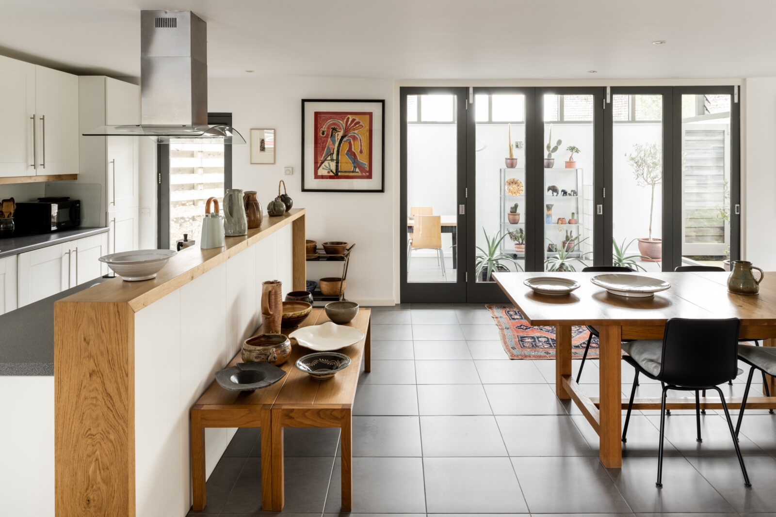 cuisine ouverte blanche design