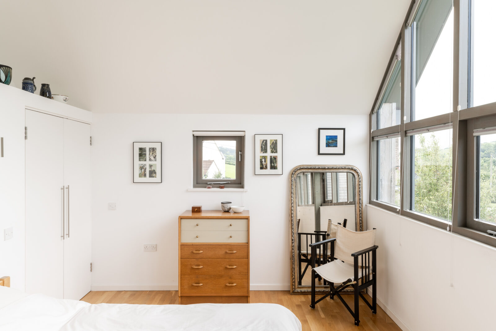 chambre avec pignon vitré
