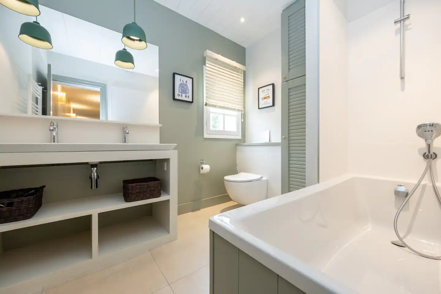 salle de bain rustique verte salle de bain rustique verte