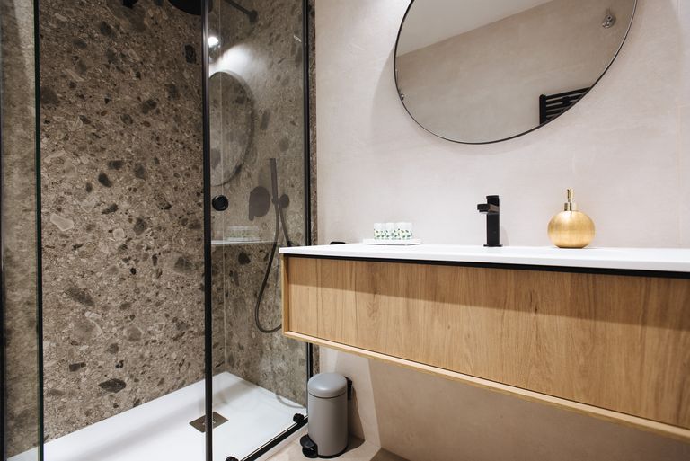 salle de bain terrazzo gris salle de bain terrazzo gris