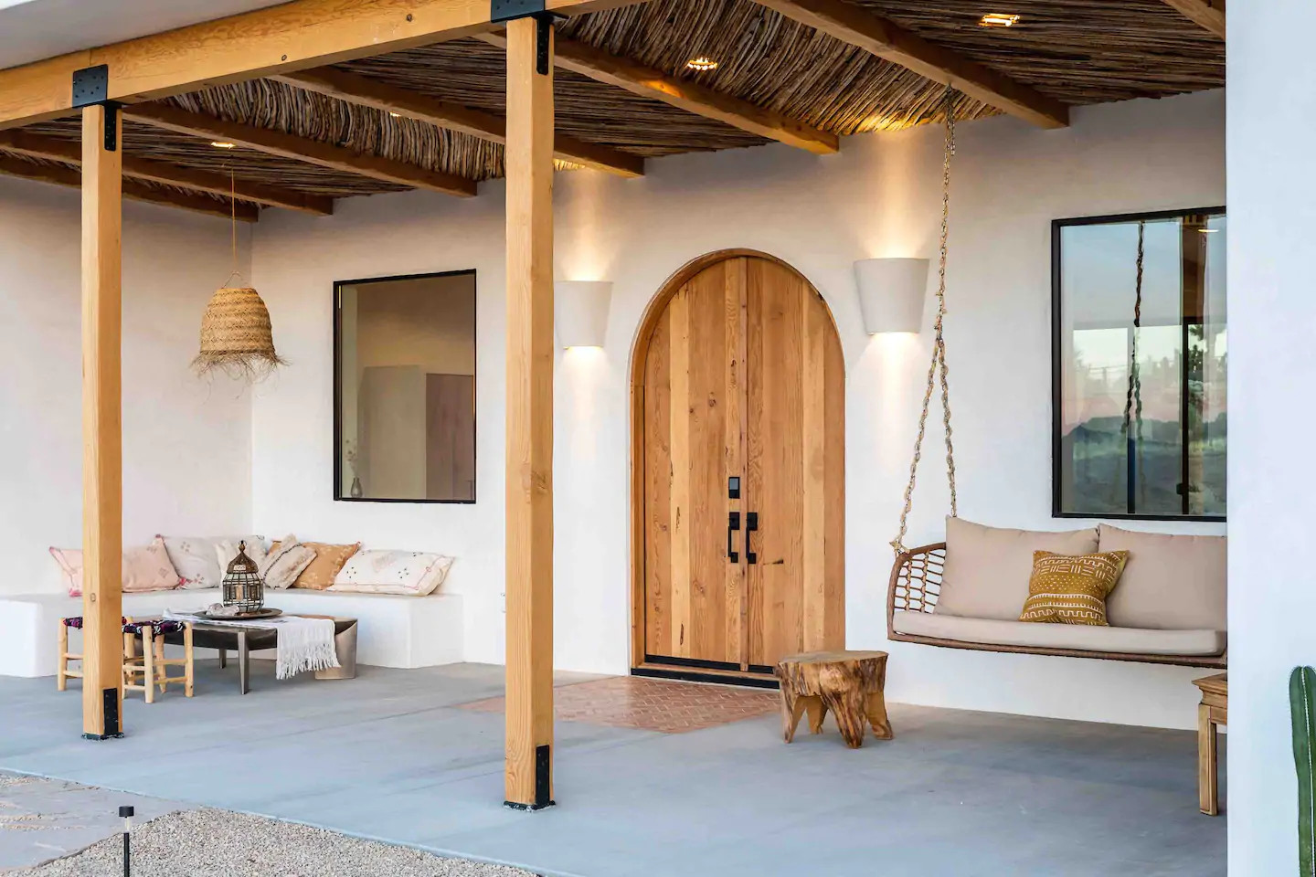 entrée maison Joshua Tree